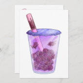 Boba Cats Dankeskarte (Vorne/Hinten)