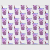 Boba Cats Geschenkpapier (Flach)