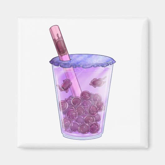 Boba Cats Magnet (Vorne)