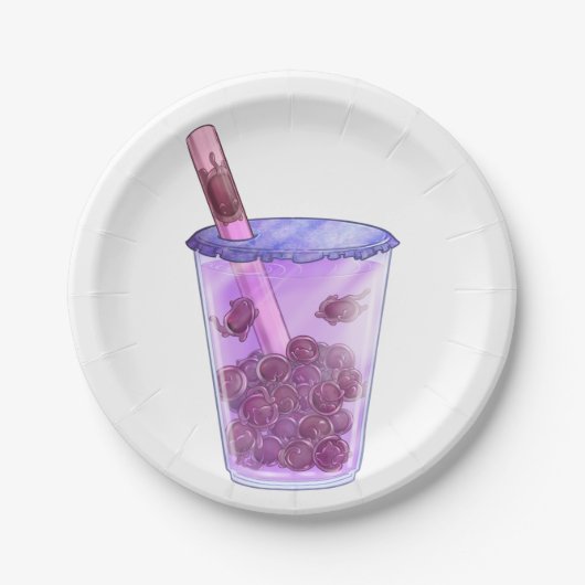 Boba Cats Pappteller (Vorderseite)