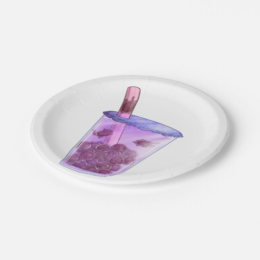 Boba Cats Pappteller (Schrägansicht)