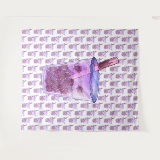 Boba Cats Wandteppich (Vorderseite (Horizontal))