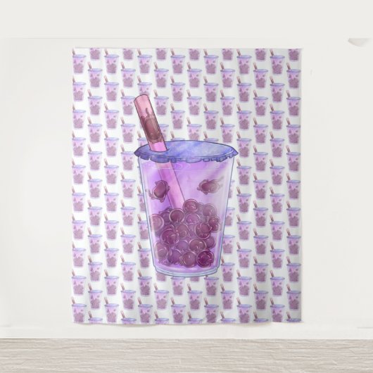 Boba Cats Wandteppich (Vorderseite)