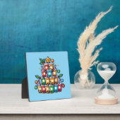 Boba Christmas Tree - Funny Bubble Tee Urlaub Fotoplatte (InSitu)