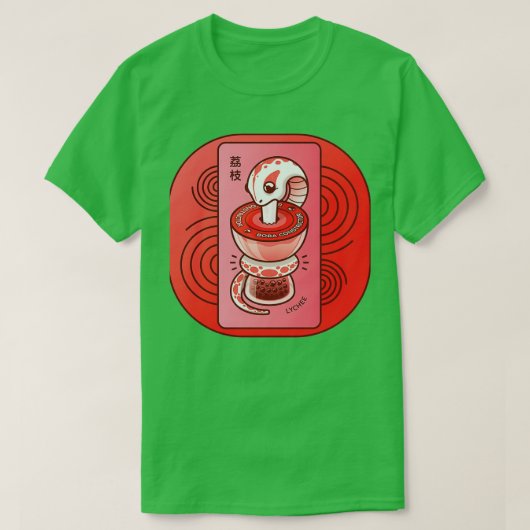 Boba Constrictor Lychee T-Shirt (Design vorne)