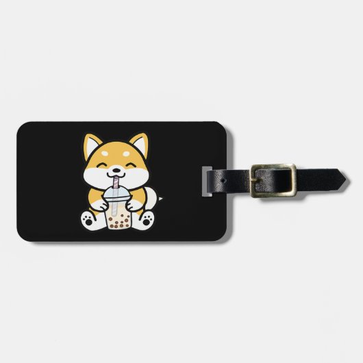 Boba Corgi, Corgi Boba, Boba Shiba, Shiba, Corgi Gepäckanhänger (Vorderseite horizontal)