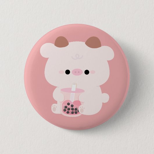 Boba Cow Button (Vorderseite)