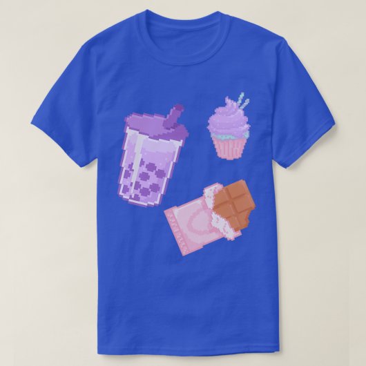 Boba cupakes und Schokolade T-Shirt (Design vorne)