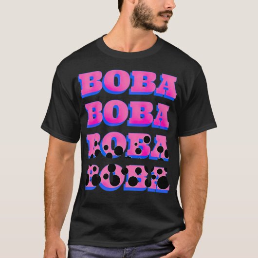 Boba Design Niedlich Bubble Tea Drink Falkenstein T-Shirt (Vorderseite)