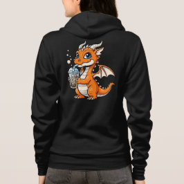 Boba-Drache Erwachsene Zip-Up-Jacke Hoodie