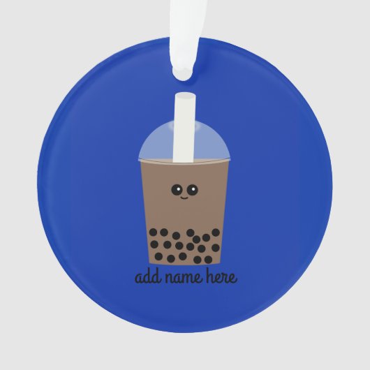 Boba Drink #1 Ornament (Vorderseite)