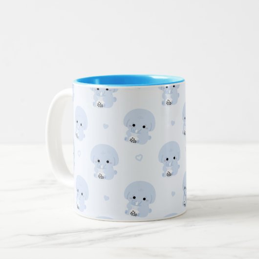 Boba Elephant Zweifarbige Tasse (Vorderseite Links)