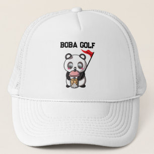 Boba Golf Milchtee Bubble Golf Golfer Truckerkappe