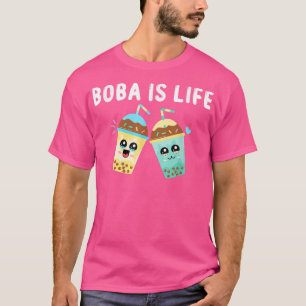 Boba is Life Funny Kawaii Blase Milk Blase Tee