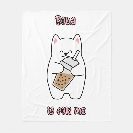 Boba ist für mich fleecedecke (Vorderseite)