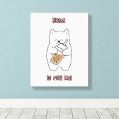 Boba ist für mich leinwanddruck (Insitu (Holzboden))