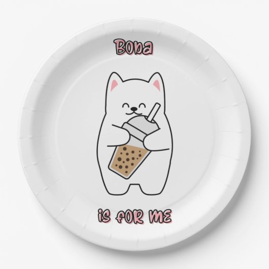 Boba ist für mich pappteller (Vorderseite)