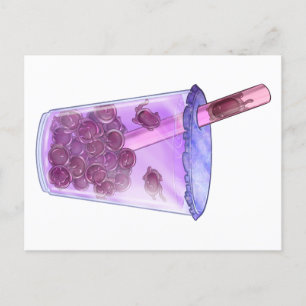 Boba-Katzen Postkarte