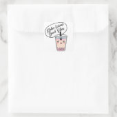 Boba-licious Good Vibes Sticker (Tasche)