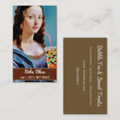 Boba Lisa - Bold Bubble Tea Visitenkarte (Vorne/Hinten)