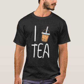 Boba Lover Niedlich Kawaii Bubble Teezeremonie Ani T-Shirt