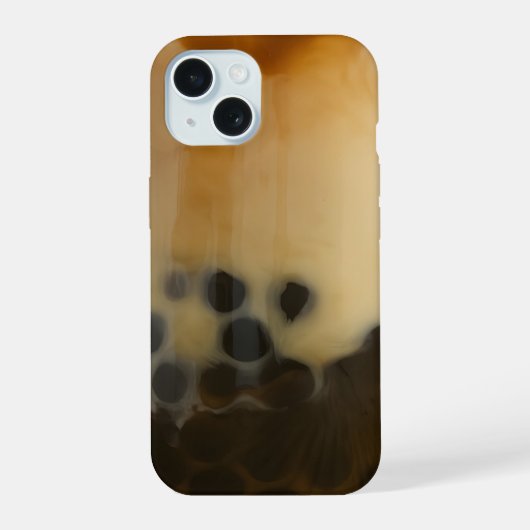 Boba-Milchtee cool iPhone 15 Hülle (Rückseite)