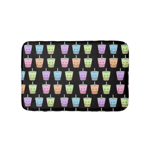 Boba Milk Tea Flavors Badematte (Vorderseite)