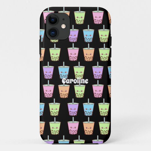 Boba Milk Tea Flavors Case-Mate iPhone Hülle (Rückseite)