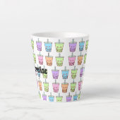 Boba Milk Tea Flavors Milchtasse (Vorderseite)