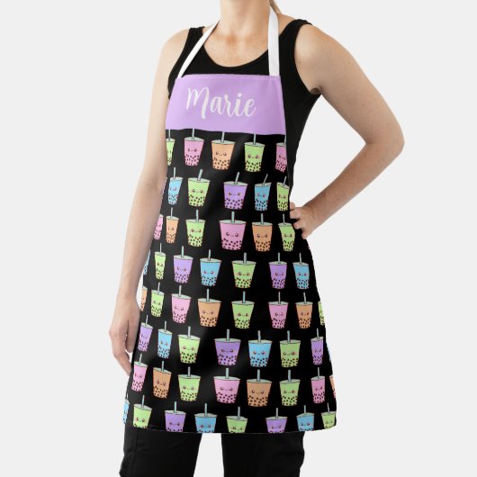 Boba Milk Tea Flavors Schürze (InSitu)