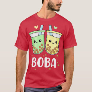 Boba Milk Tea Kawaii Niedlich Boba Tapioca Balls G T-Shirt