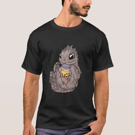 Boba Milk Tee Blase Dragon Kawaii Style (Vorderseite)