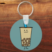 Boba Pearl Milk Tee Bubble Schlüsselanhänger (Vorderseite)