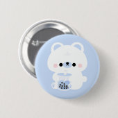 Boba Polar Bear Button (Vorne & Hinten)