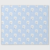 Boba Polar Bear Geschenkpapier (Flach)