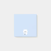 Boba Polar Bear Post-it Klebezettel (Vorderseite)