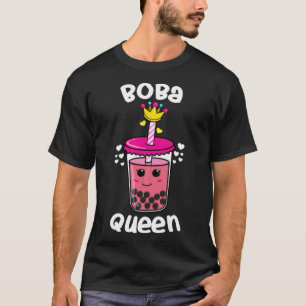 Boba Queen Bubble Tea Liebt Tiere Bibi und Tine T-Shirt