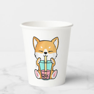 Boba Shiba Boba Shiba Boba Shiba 20 Pappbecher