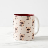 Boba Siamese Cat Zweifarbige Tasse (VorderseiteRechts)