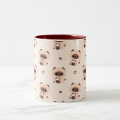 Boba Siamese Cat Zweifarbige Tasse (Mittel)