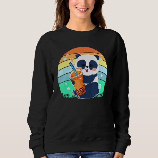 Boba Tapioca Pearls Blubble Milk Tee Drink Panda R (Vorderseite)