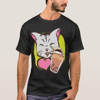 Boba Tea Bubble Tea Cat arabian betting  T-Shirt