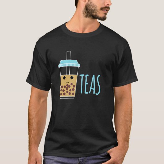 Boba Tea Bubble Tea Partnerlook Tees (Vorderseite)