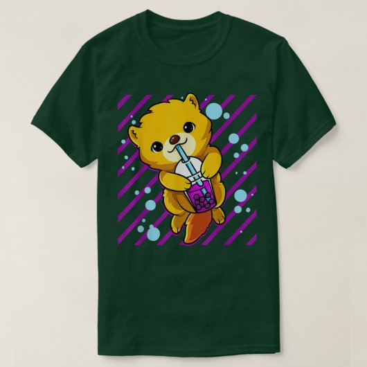 Boba Tea Bubble Tee Niedlich Kawaii Otter für Pear (Design vorne)
