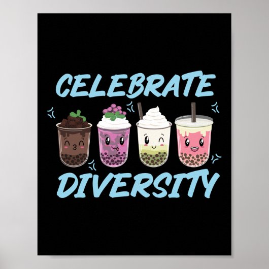 Boba Tea feiert den LGBT-Preis für Diversity Poster (Vorne)