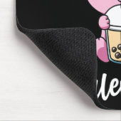 Boba Tea ist mein ValentinalAxolotl Anti-Valentine Mousepad (Ecke)