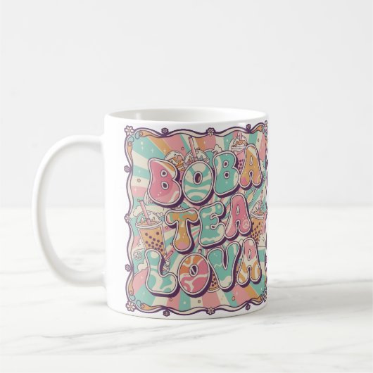 Boba Tea Liebhaberin Kaffeetasse (Links)