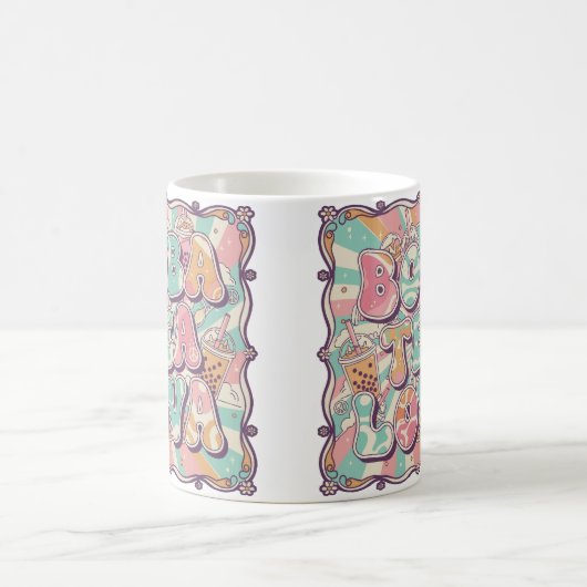 Boba Tea Lova Kaffeetasse (Mittel)