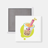 Boba Tea Magnet (Vorderseite/Rückseite)
