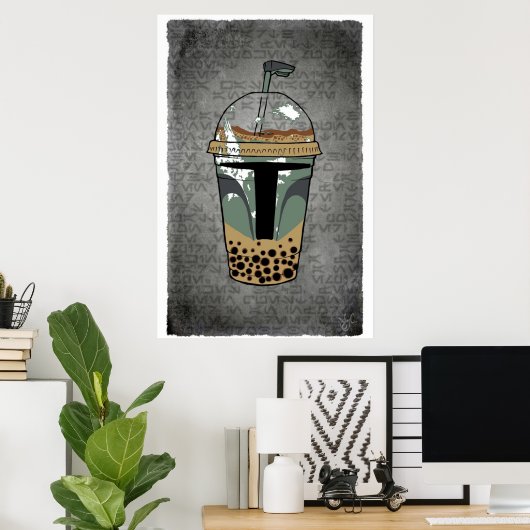 Boba Tea Poster (Heimbüro)
